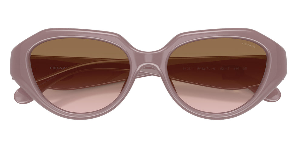 Coach HC8433U CBY77 549511 52 - Milky Putty / Brown Peach Gradient #id:hc8433u549511_s:102120