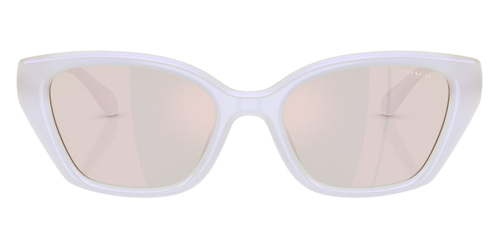 Coach HC8434U CBY91 5903RG 53 - Metallic Pearl / Metallic Flash Mirrored #id:hc8434u5903rg_s:108100