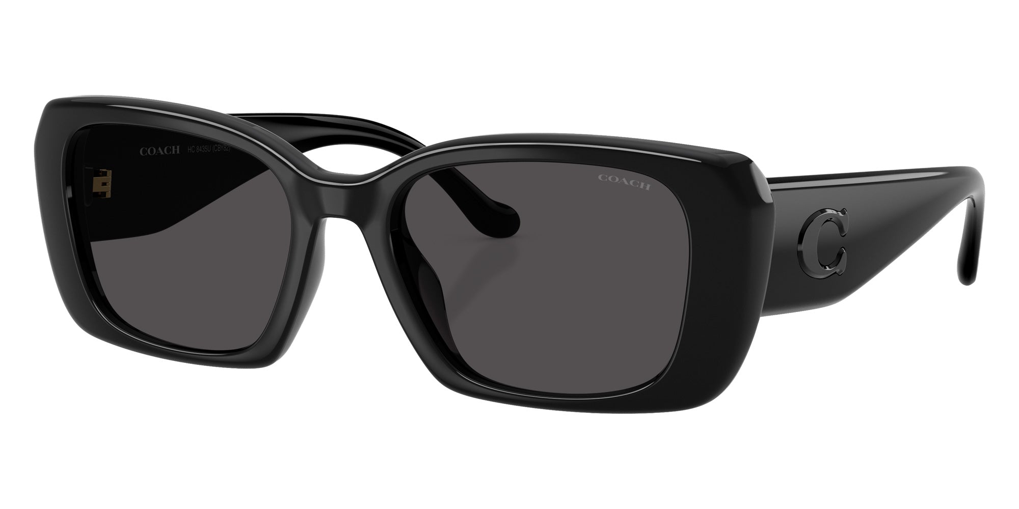 Coach HC8435U CBY82 500287 54 - Black / Gray Solid #id:hc8435u500287_s:100105