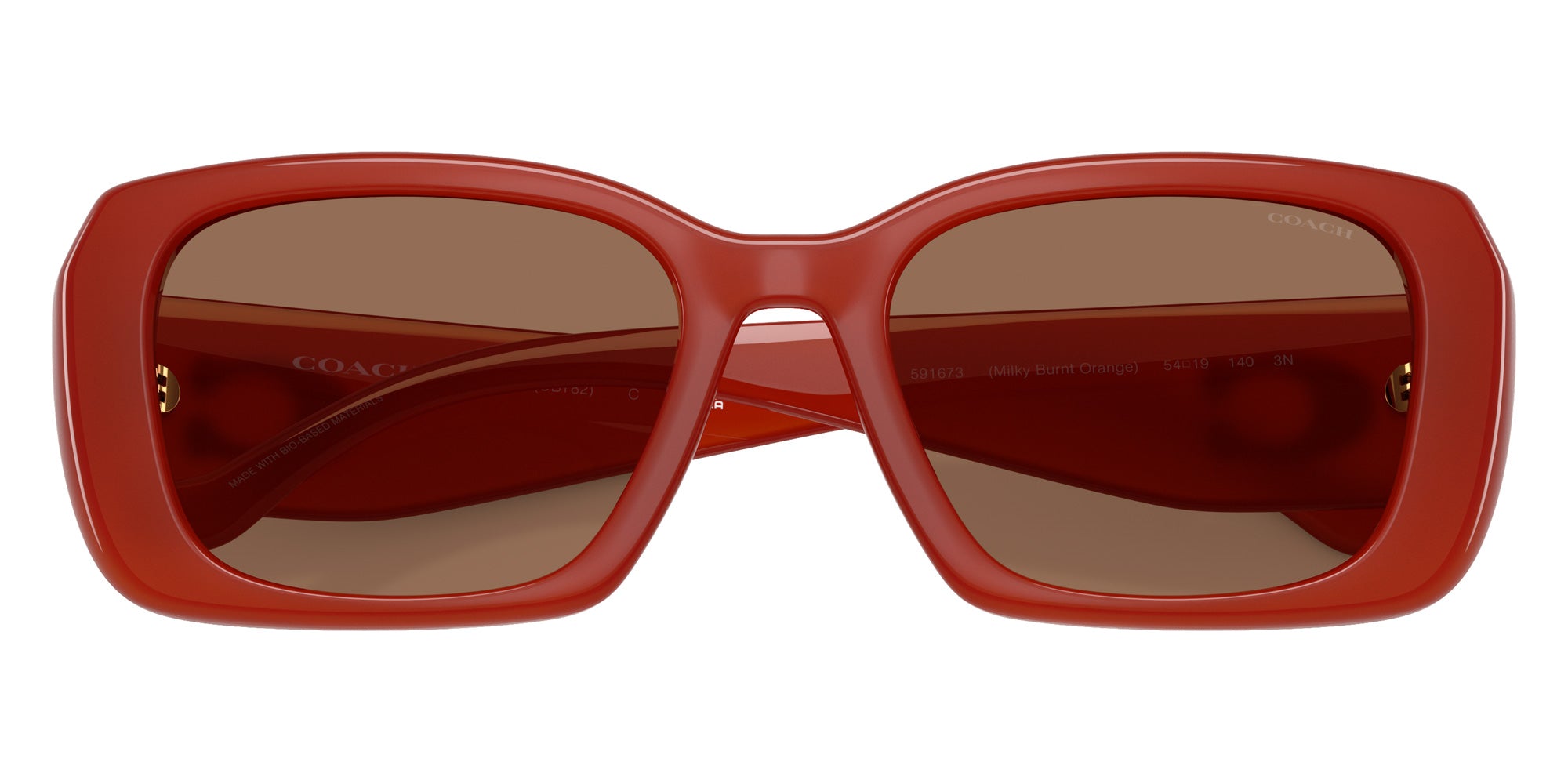 Coach HC8435U CBY82 591673 54 - Milky Burnt Orange / Brown Solid #id:hc8435u591673_s:110120