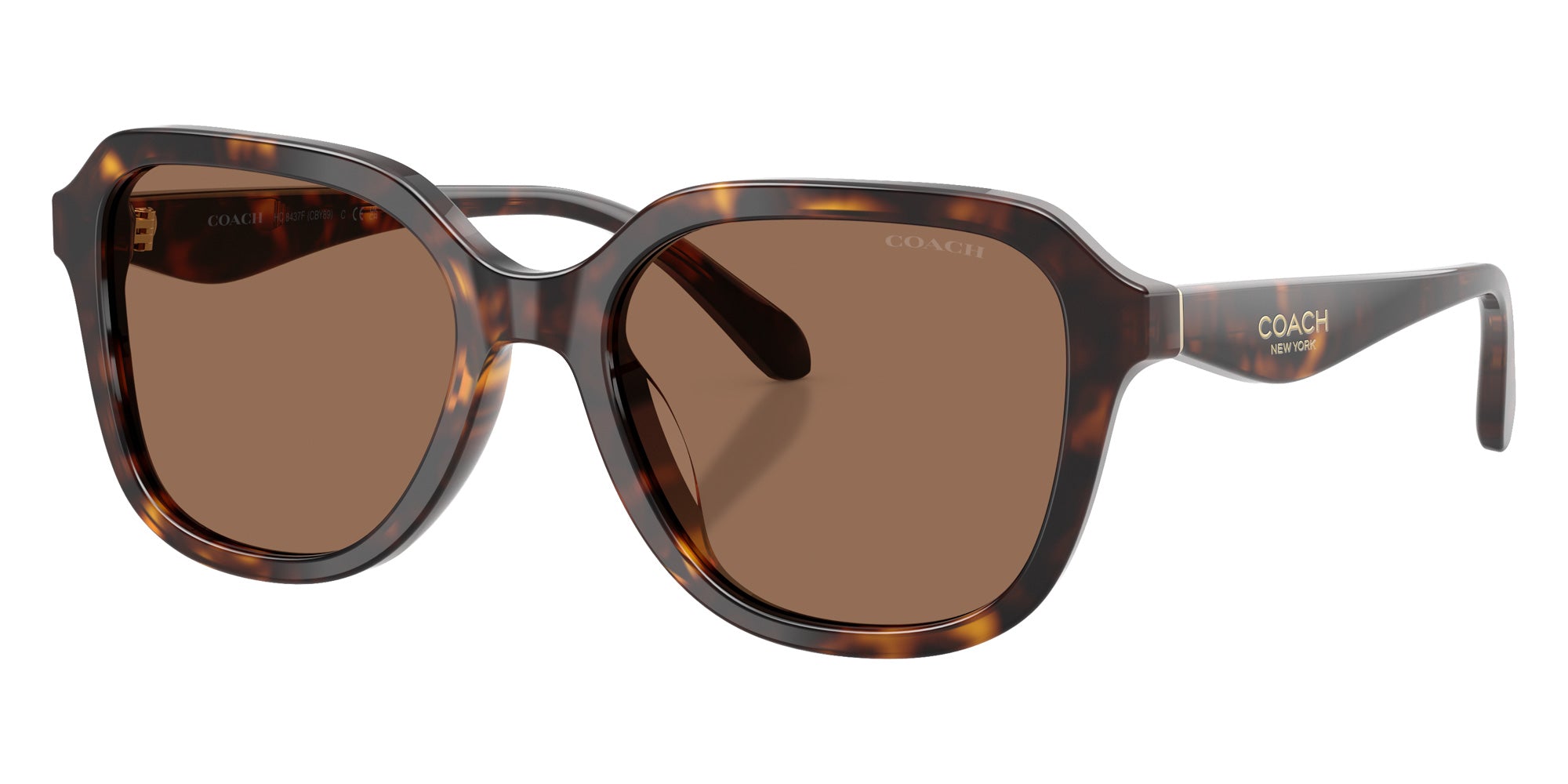 Coach HC8437F CBY89 512073 56 - Dark Tortoise / Brown Solid #id:hc8437f512073_s:102105