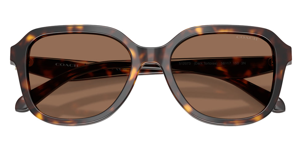 Coach HC8437F CBY89 512073 56 - Dark Tortoise / Brown Solid #id:hc8437f512073_s:102120