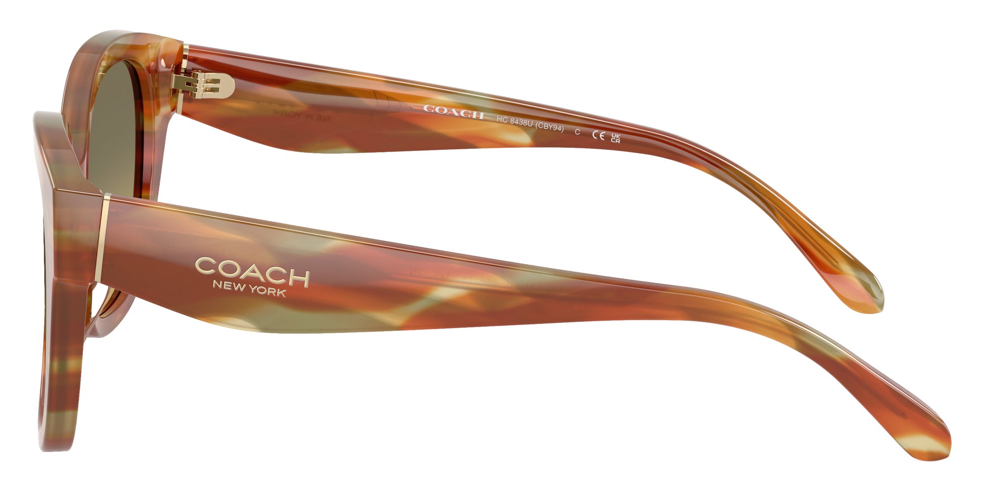 Coach HC8438U CBY94 5898L0 56 - Striated Bark/Moss / Green Gray Gradient #id:hc8438u5898l0_s:102110