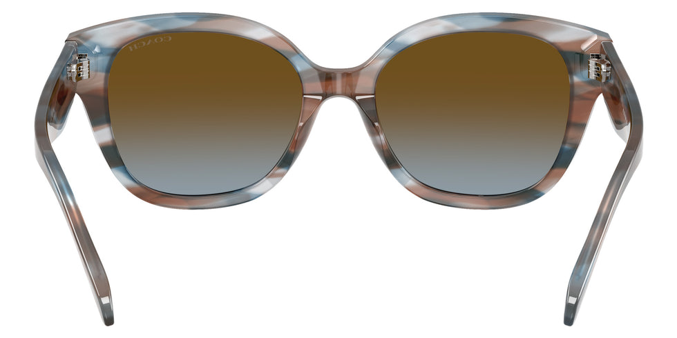 Coach HC8438U CBY94 589913 56 - Striated Maple/Blueberry / Brown Blue Gradient #id:hc8438u589913_s:104115