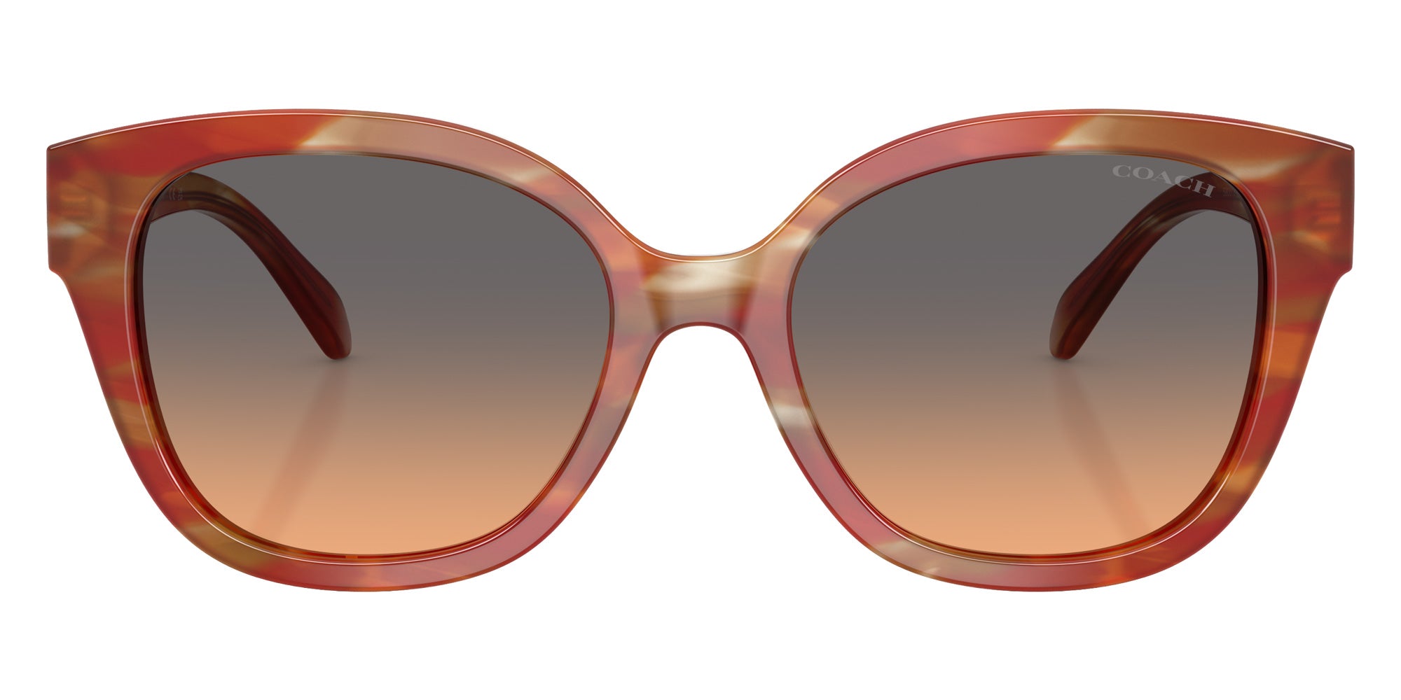 Coach HC8438U CBY94 590018 56 - Striated Chestnut / Smokey Peach Gradient #id:hc8438u590018_s:106100