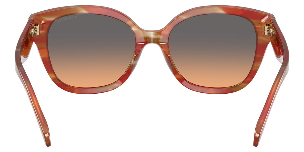 Coach HC8438U CBY94 590018 56 - Striated Chestnut / Smokey Peach Gradient #id:hc8438u590018_s:106115