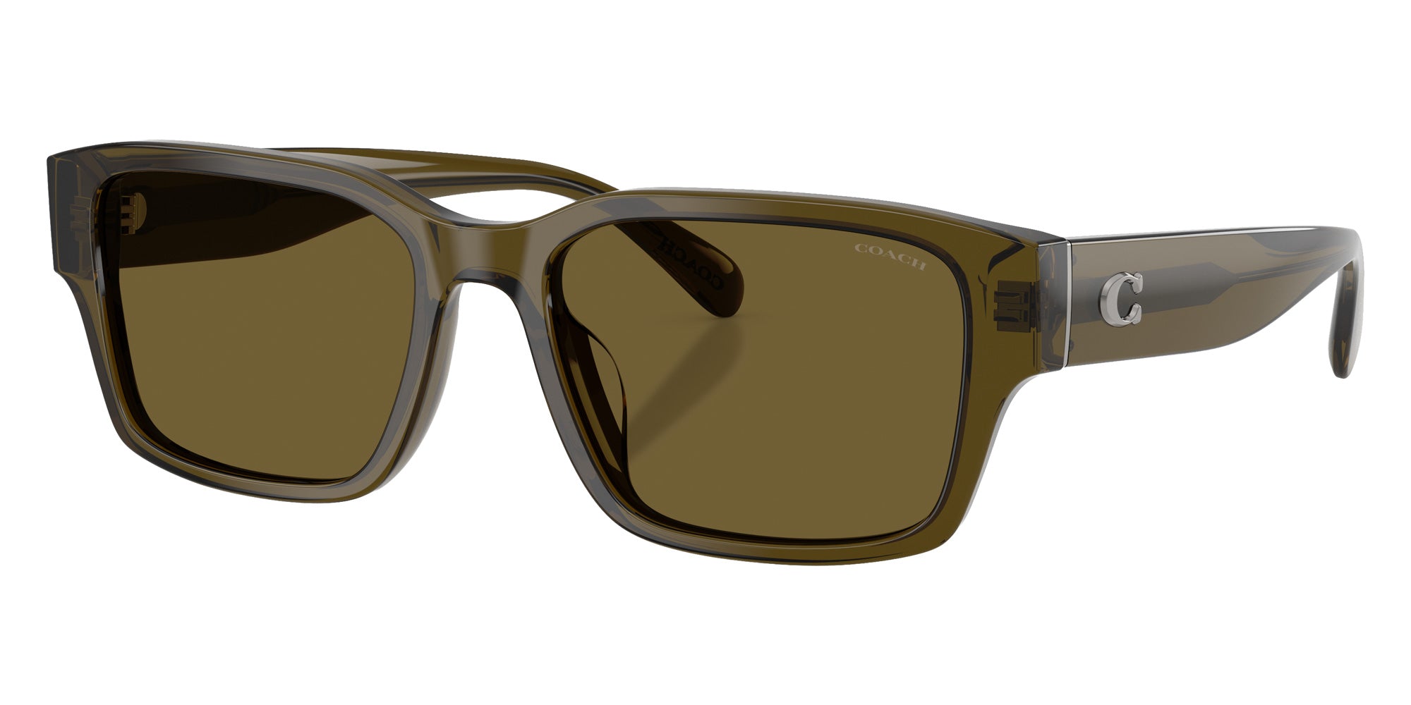 Coach HC8441U CBY96 591073 55 - Transparent Olive / Green Solid #id:hc8441u591073_s:104105