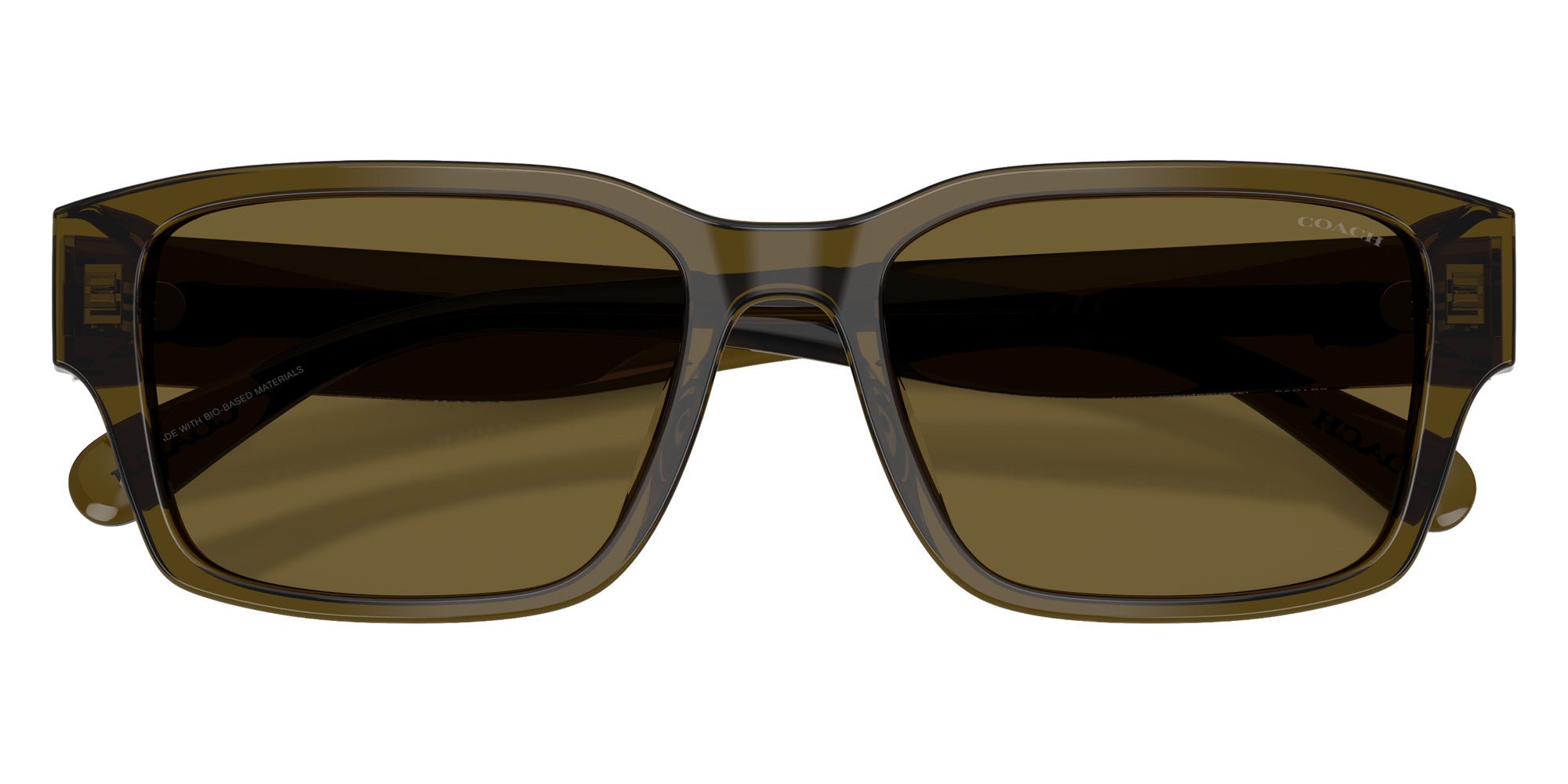 Coach HC8441U CBY96 591073 55 - Transparent Olive / Green Solid #id:hc8441u591073_s:104120