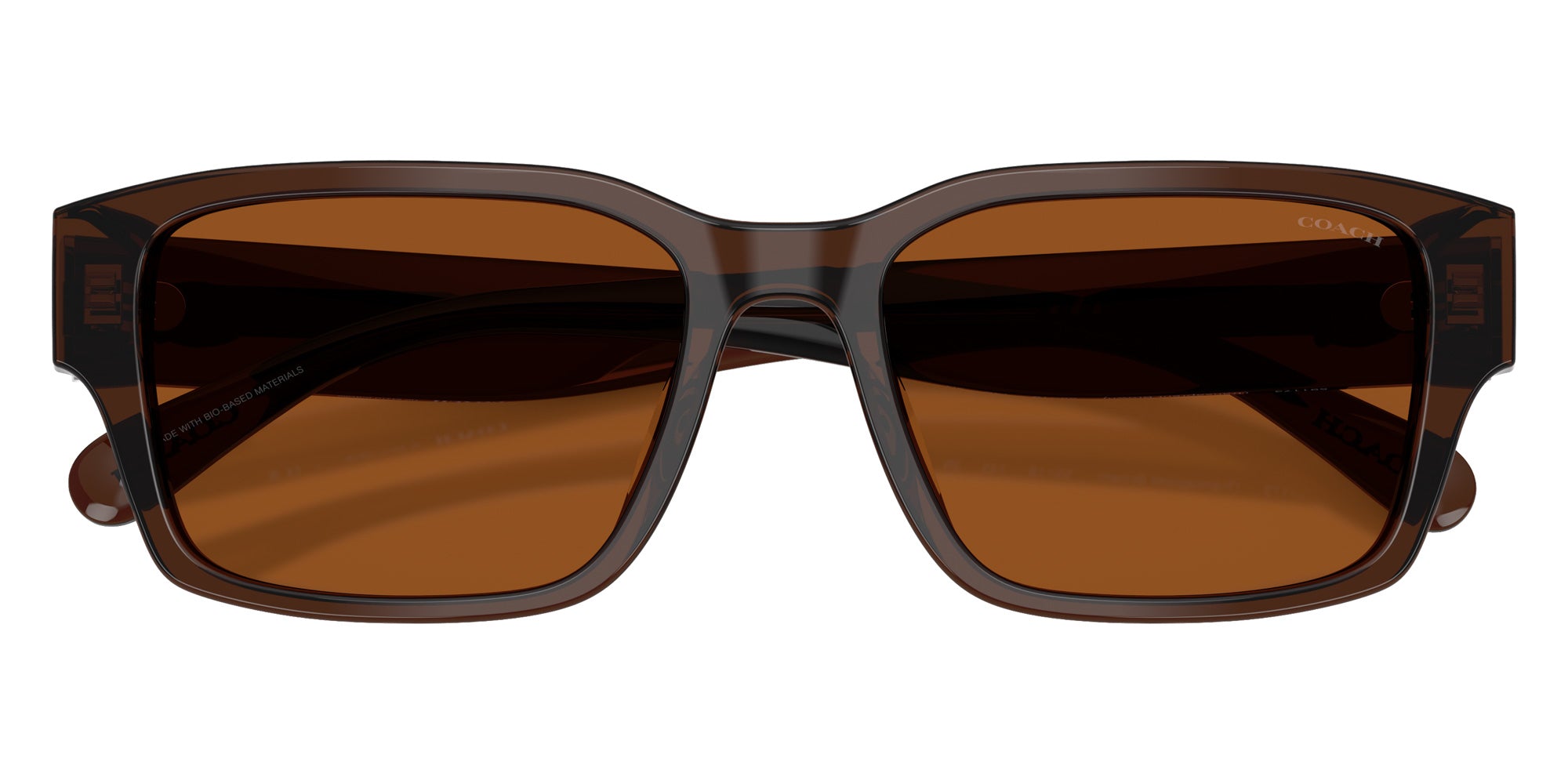 Coach HC8441U CBY96 591173 55 - Transparent Brown / Brown Solid #id:hc8441u591173_s:106120
