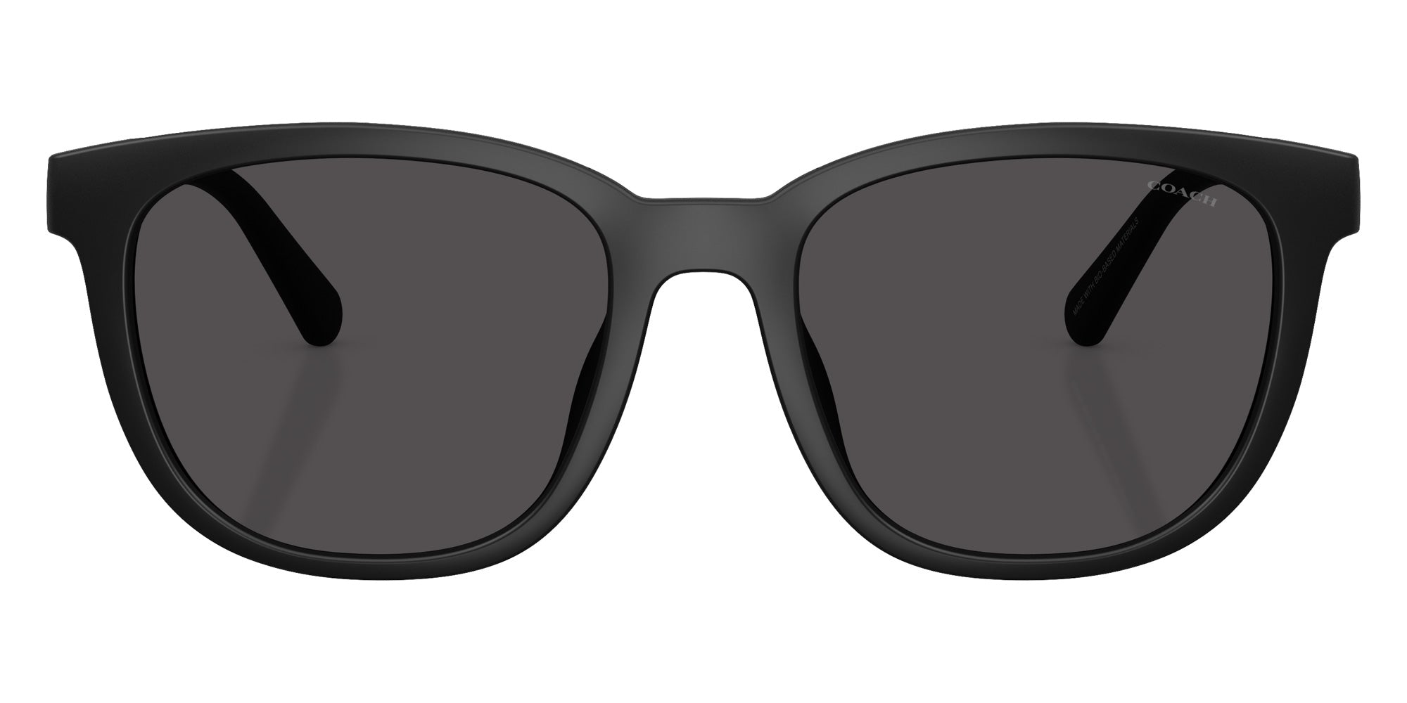 Coach HC8442U CCA00 500287 54 - Matte Black / Gray Solid #id:hc8442u500287_s:102100