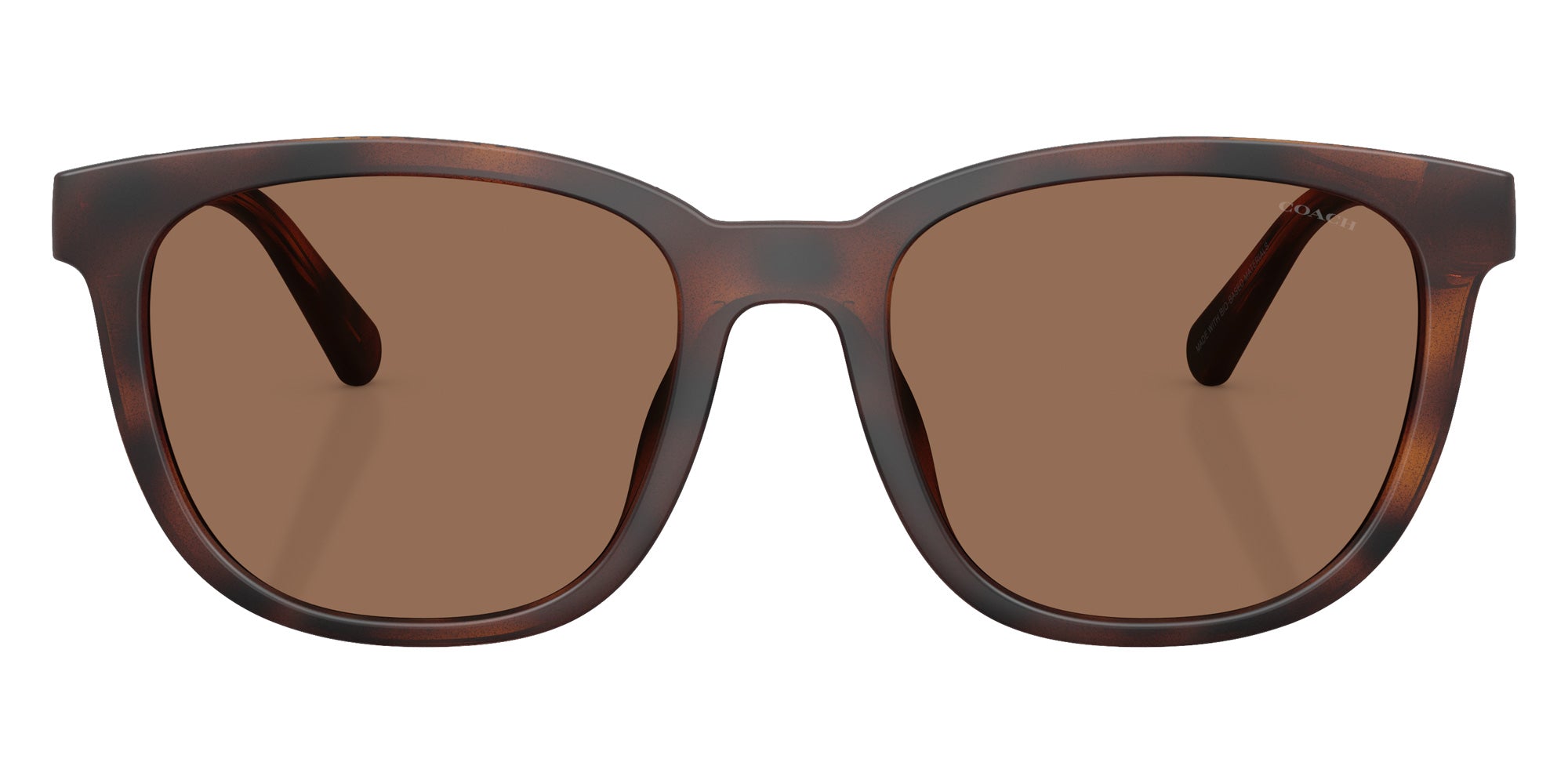 Coach HC8442U CCA00 512073 54 - Matte Dark Tortoise / Brown Solid #id:hc8442u512073_s:106100