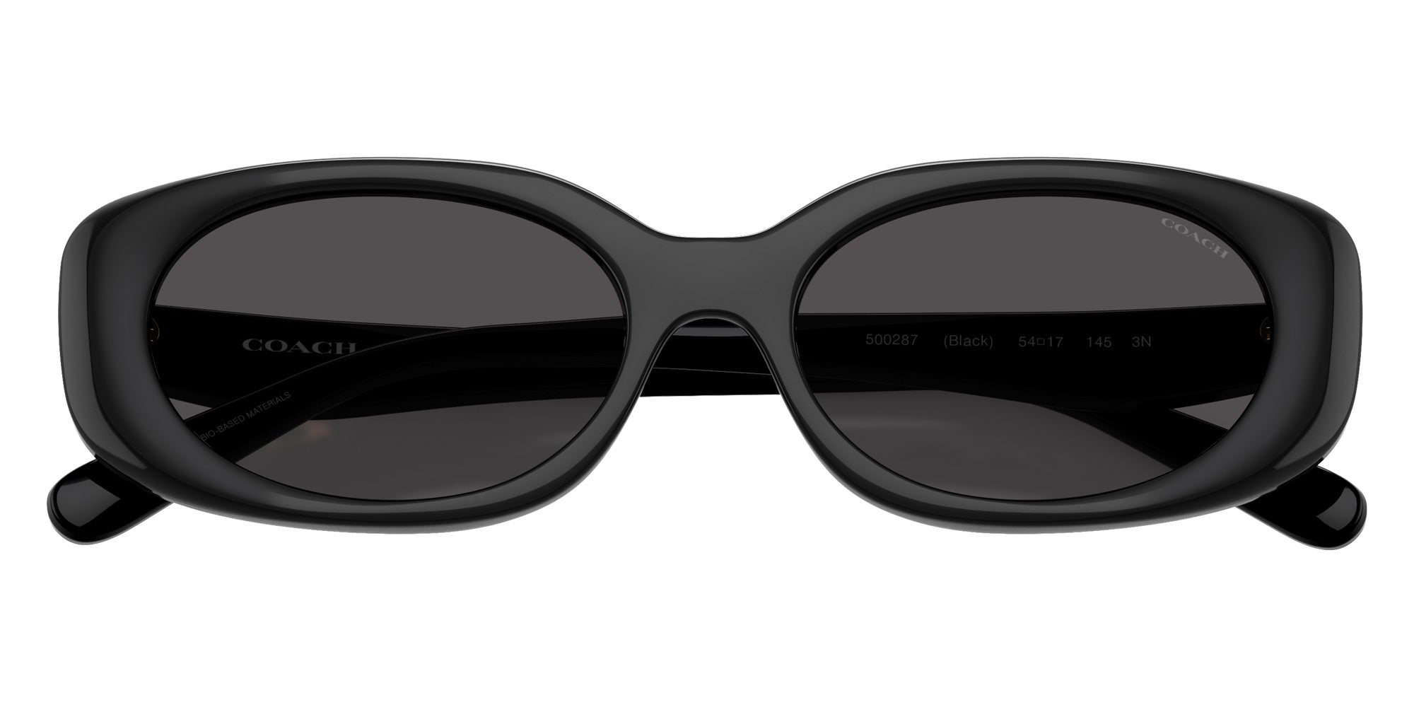Coach HC8443D CBY84 500287 54 - Black / Gray Solid #id:hc8443d500287_s:102120