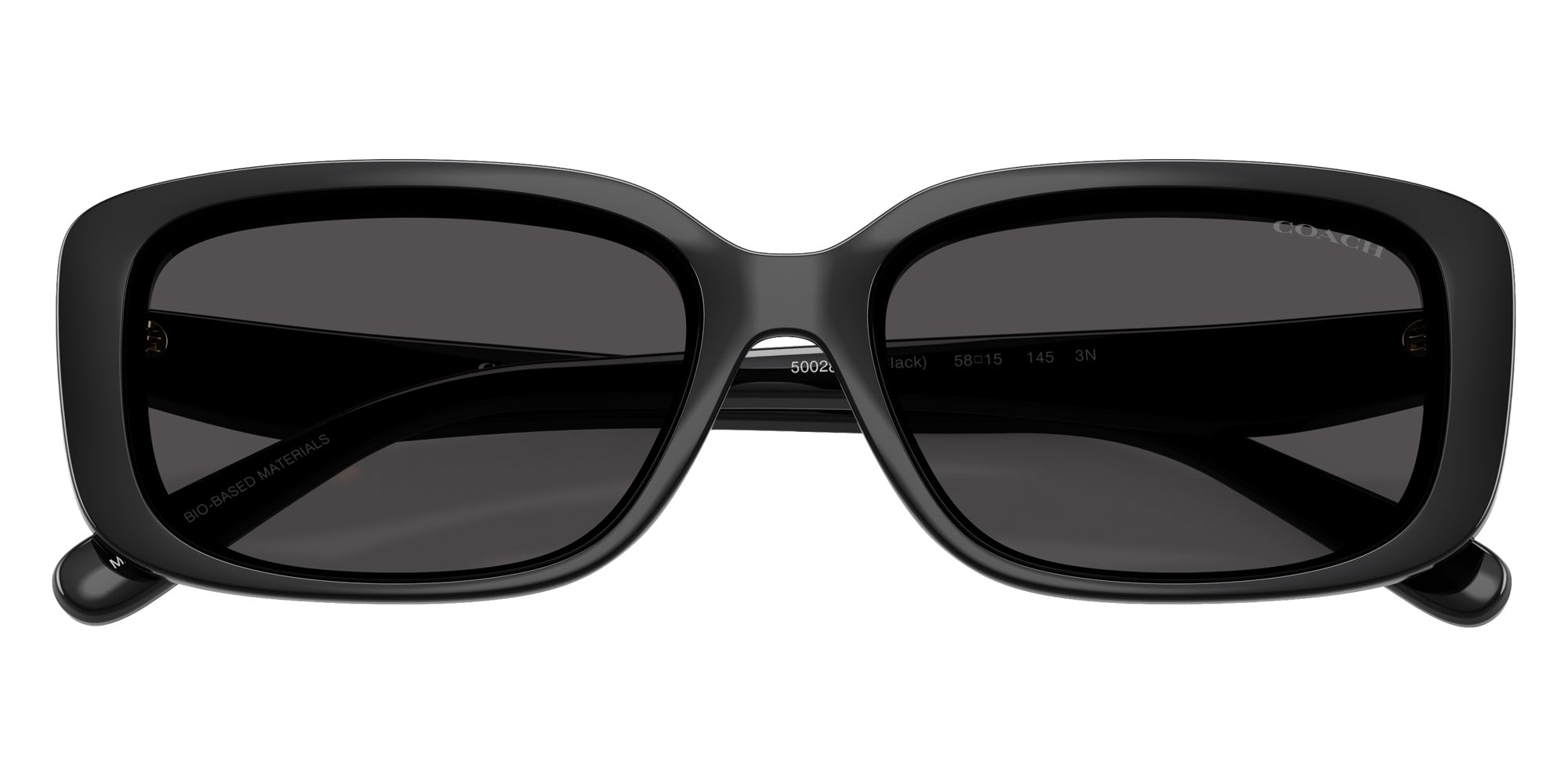 Coach HC8444D CBY86 500287 57 - Black / Gray Solid #id:hc8444d500287_s:102120