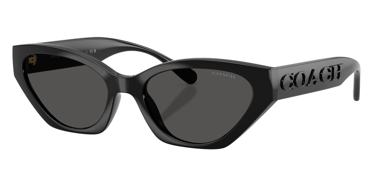 Coach HC8459U CFT83 500287 55 - Black / Gray Solid #id:hc8459u500287_s:100105