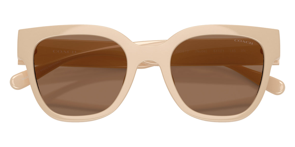 Coach HC8460U CFT88 595873 51 - Nude / Brown Solid #id:hc8460u595873_s:106120