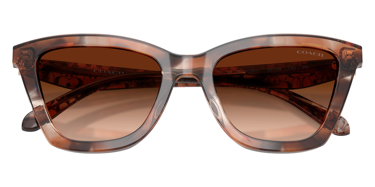 Coach HC8464U CFU10 596574 52 - Pecan Watercolor / Brown Gradient #id:hc8464u596574_s:104120