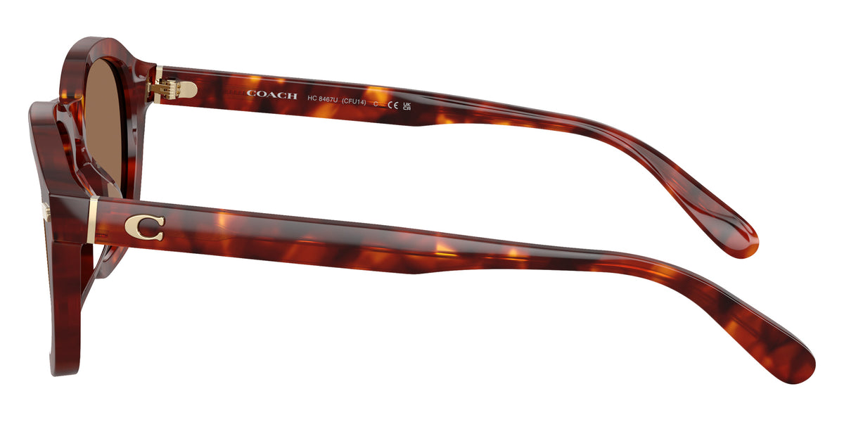 Coach HC8467U CFU14 593873 53 - Walnut Tortoise / Brown Solid #id:hc8467u593873_s:102110