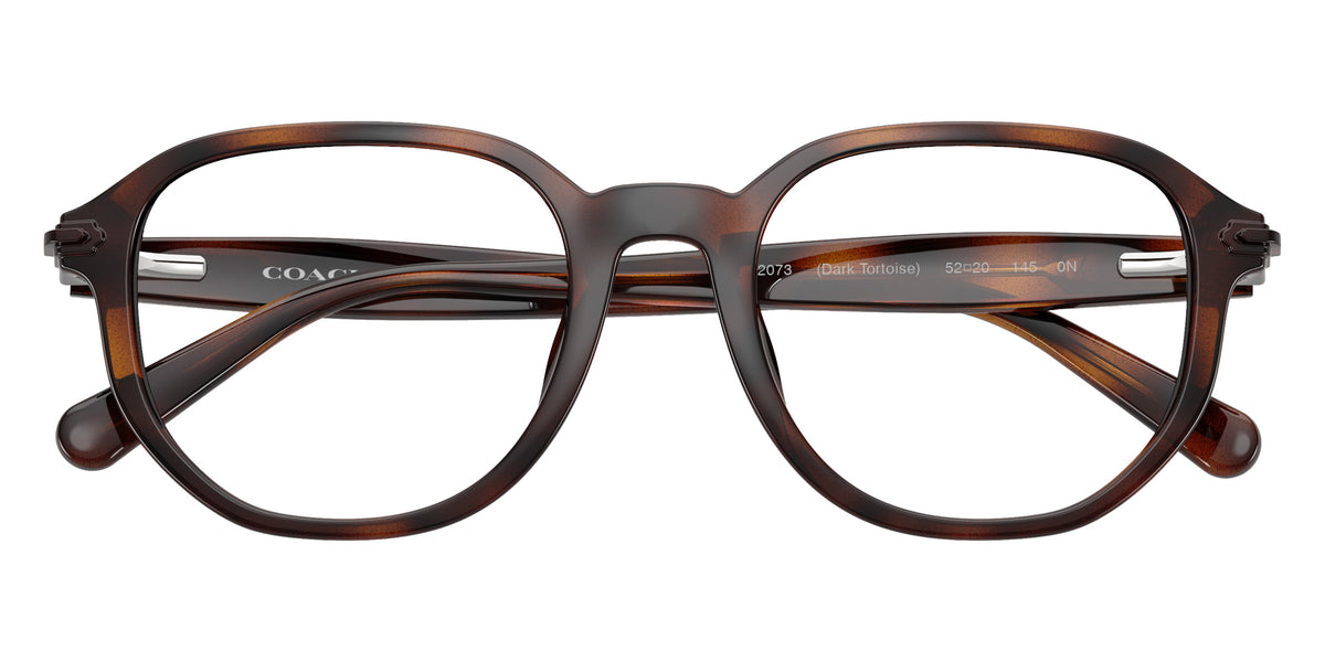 Coach HC8468U CFU15 512073 52 - Dark Tortoise / Brown Solid #id:hc8468u512073_s:102125