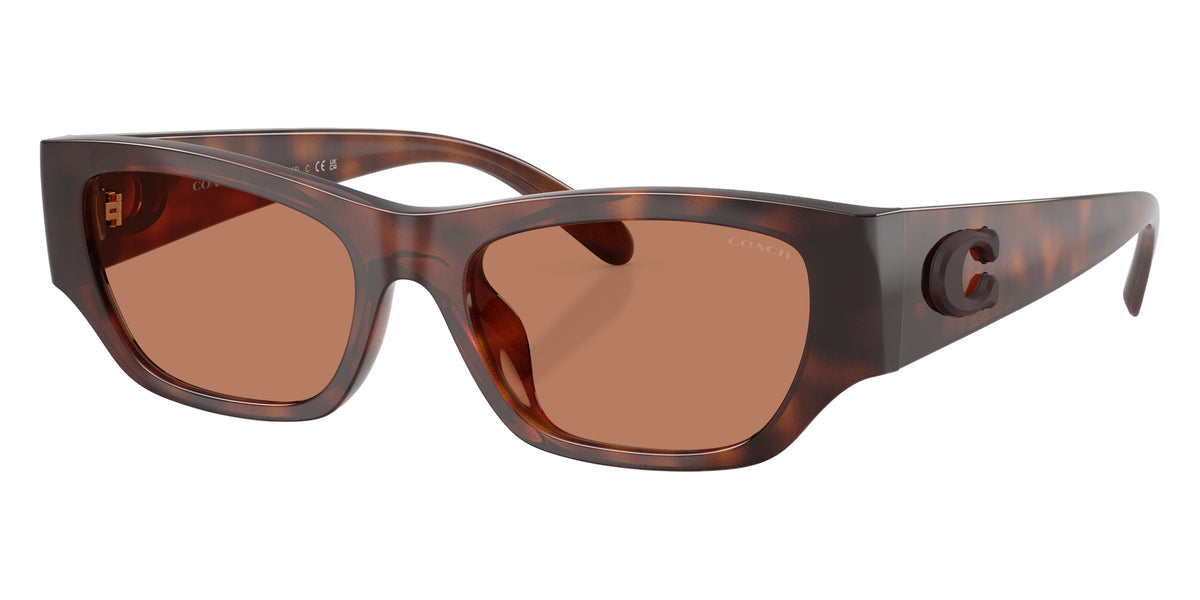 Coach HC8470D CFU16 5120/3 55 - Dark Tortoise / Light Brown Solid #id:hc8470d51203_s:102105