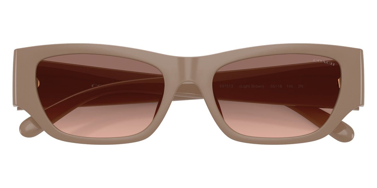 Coach HC8470D CFU16 597513 55 - Light Brown / Brown Peach Gradient #id:hc8470d597513_s:108120