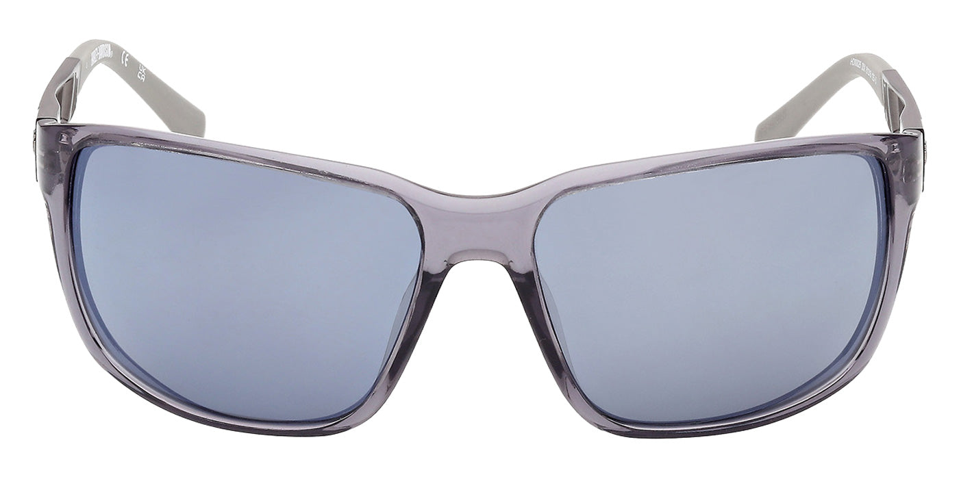 Harley-Davidson HD00026 20X 61 - Shiny Gray / Blue Mirrored #id:hd0002620x_s:104100