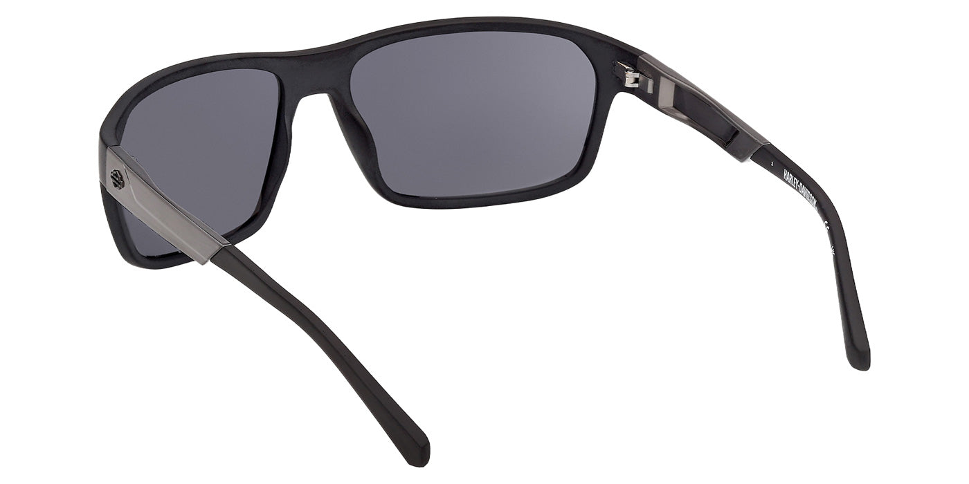 Harley-Davidson HD00027 02C 61 - Matte Black / Smoke Mirrored #id:hd0002702c_s:100115