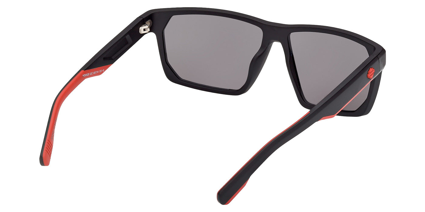 Harley-Davidson HD00028 02C 60 - Matte Black / Smoke Mirrored #id:hd0002802c_s:102125