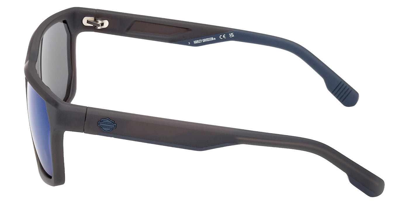 Harley-Davidson HD00028 20X 60 - Matte Gray / Blue Mirrored #id:hd0002820x_s:104110