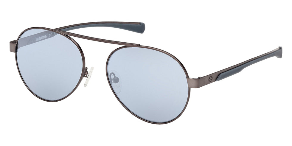Harley-Davidson HD00032 09X 54 - Matte Gunmetal / Blue Mirrored #id:hd0003209x_s:102105