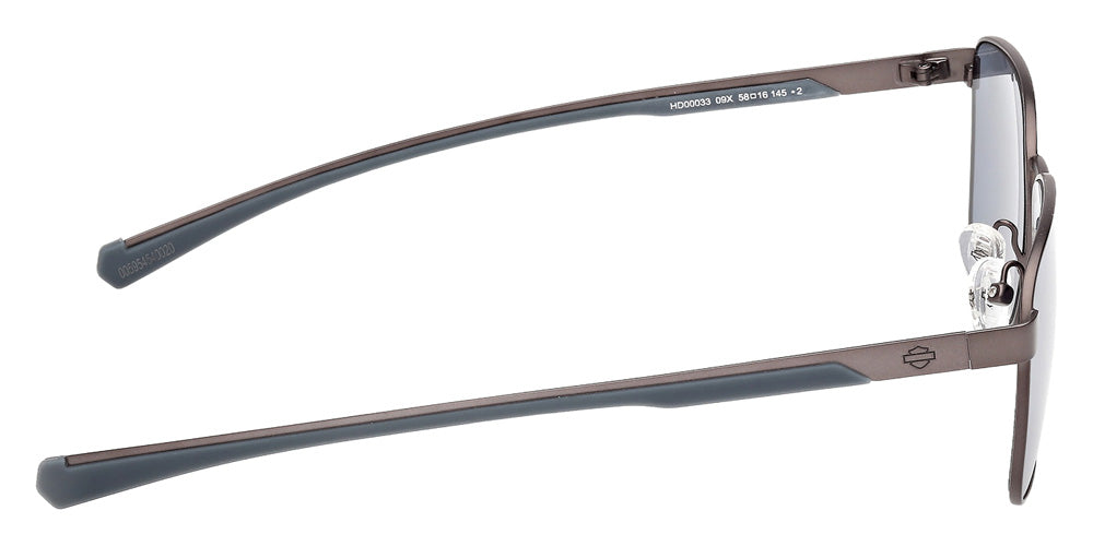 Harley-Davidson HD00033 09X 58 - Matte Gunmetal / Blue Mirrored #id:hd0003309x_s:102130
