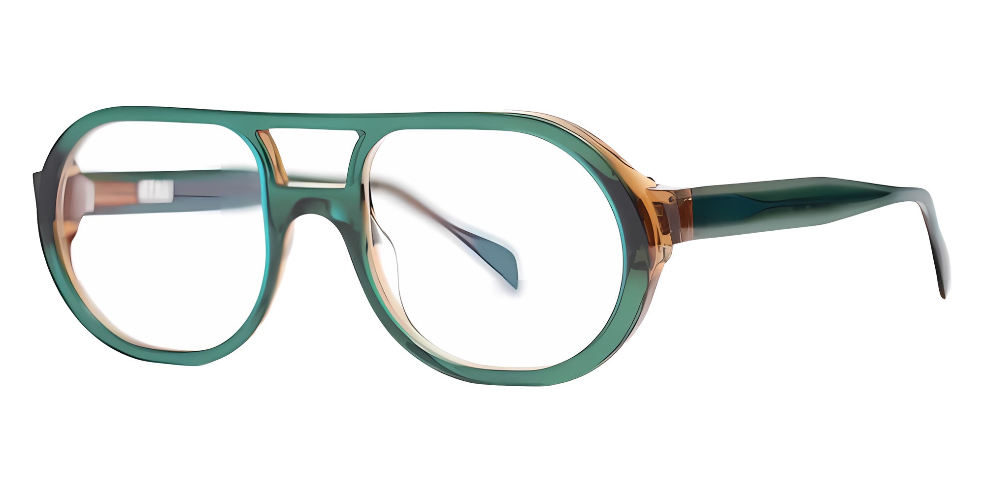 Henau ADONIS 0H66 51 - Transparent Green/Transparent Brown #id:henadonis0h66_s:100105