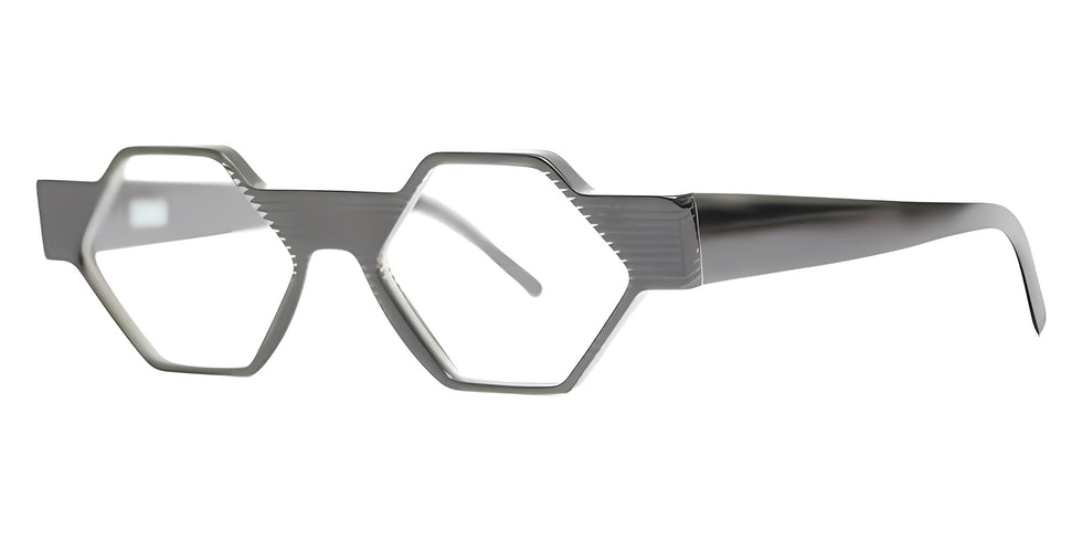 Henau HEXAGONO 1H37 48 - Black Striped/Transparent Gray #id:henhexagono1h37_s:102105