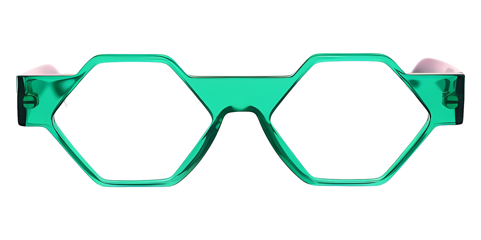 Henau HEXAGONO 2436 48 - Green Transparent/Transparent Purple #id:henhexagono2436_s:100100