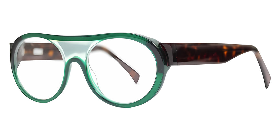 Henau KAMILA R66 54 - Green Transparent/Tortoise #id:henkamilar66_s:100105