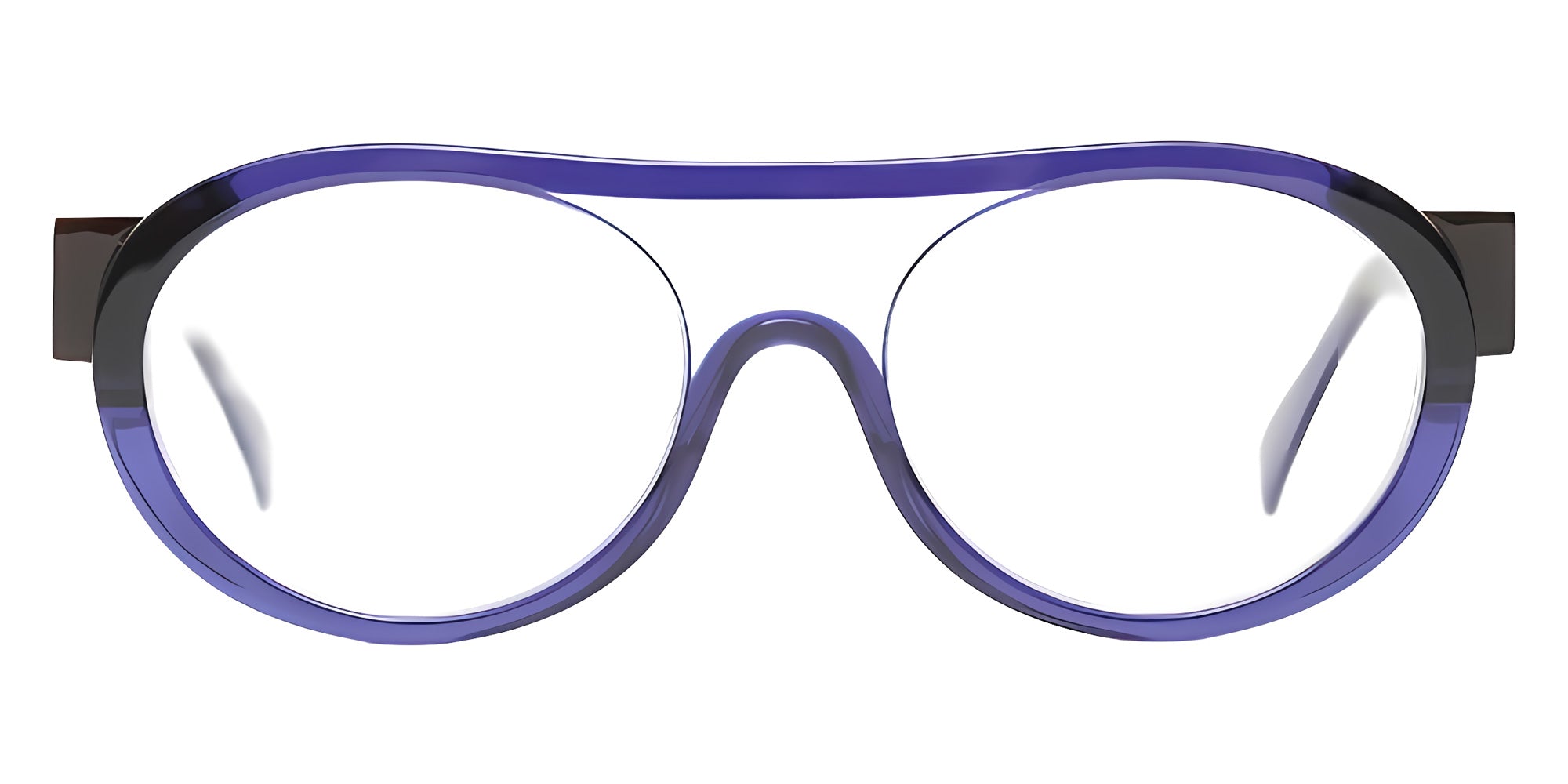 Henau KAMILA R68 54 - Transparent Blue/Dark Brown #id:henkamilar68_s:106100