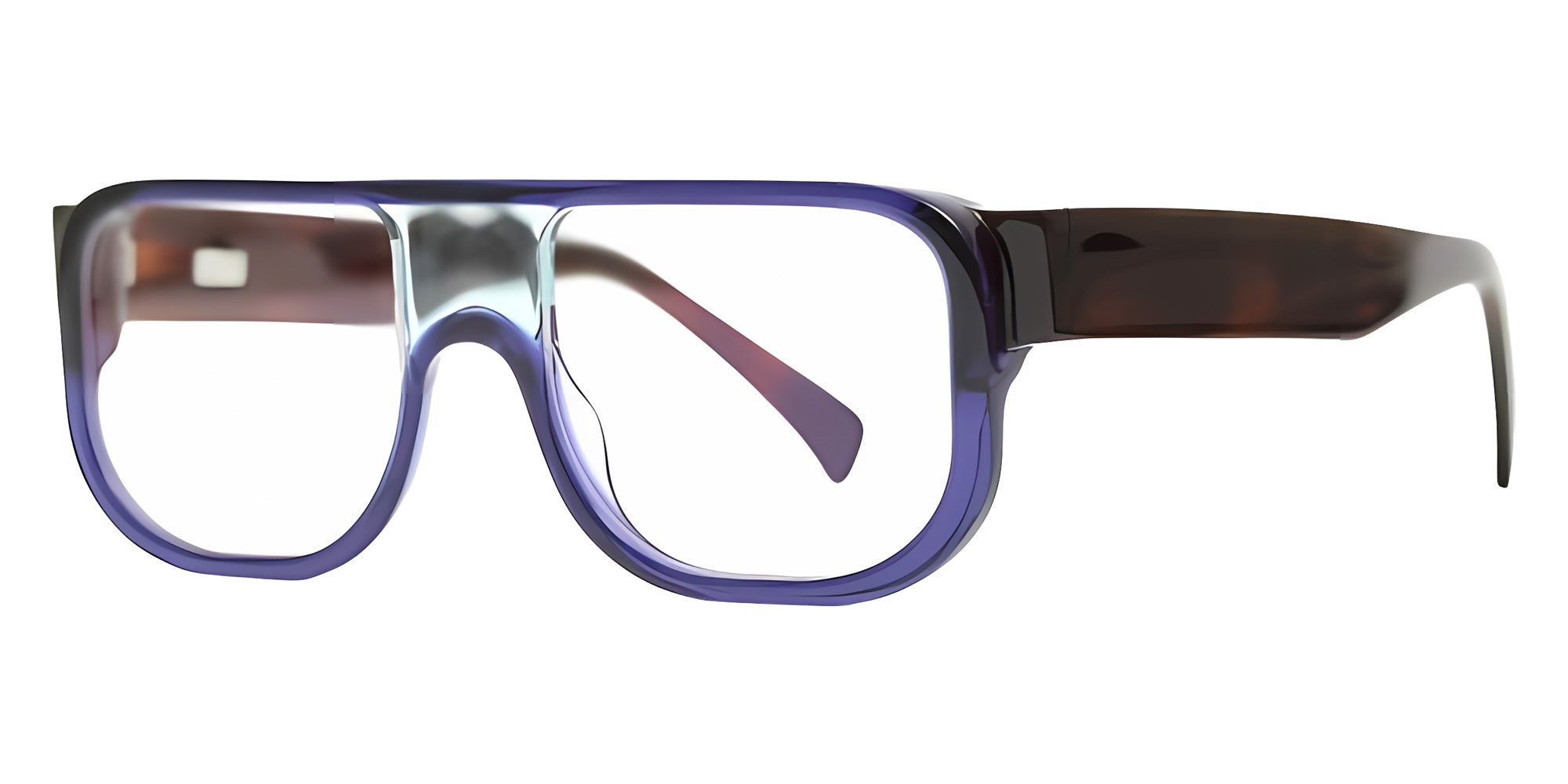 Henau MUGA R68 51 - Transparent Blue/Tortoise #id:henmugar68_s:100105