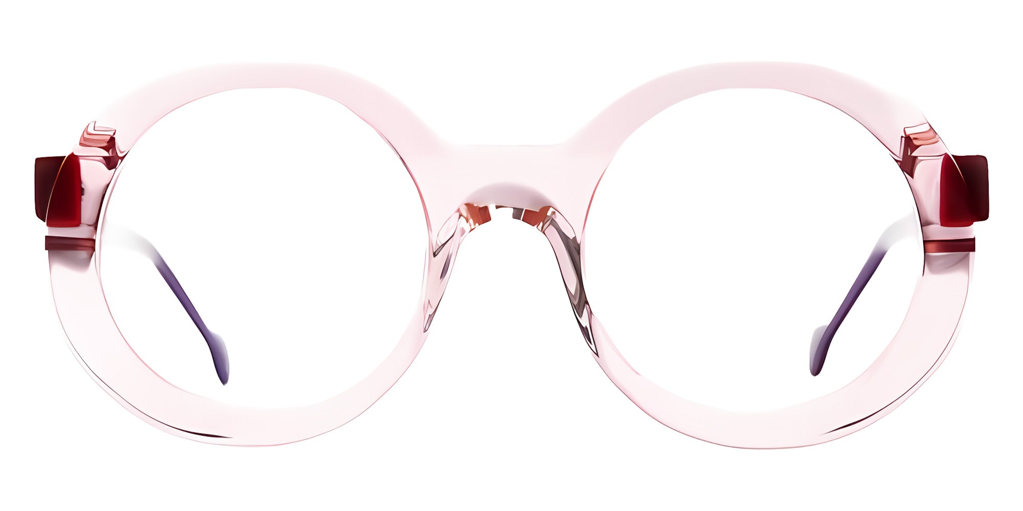 Henau ROTA 5070 48 - Transparent Pink/Burgundy #id:henrota5070_s:100100
