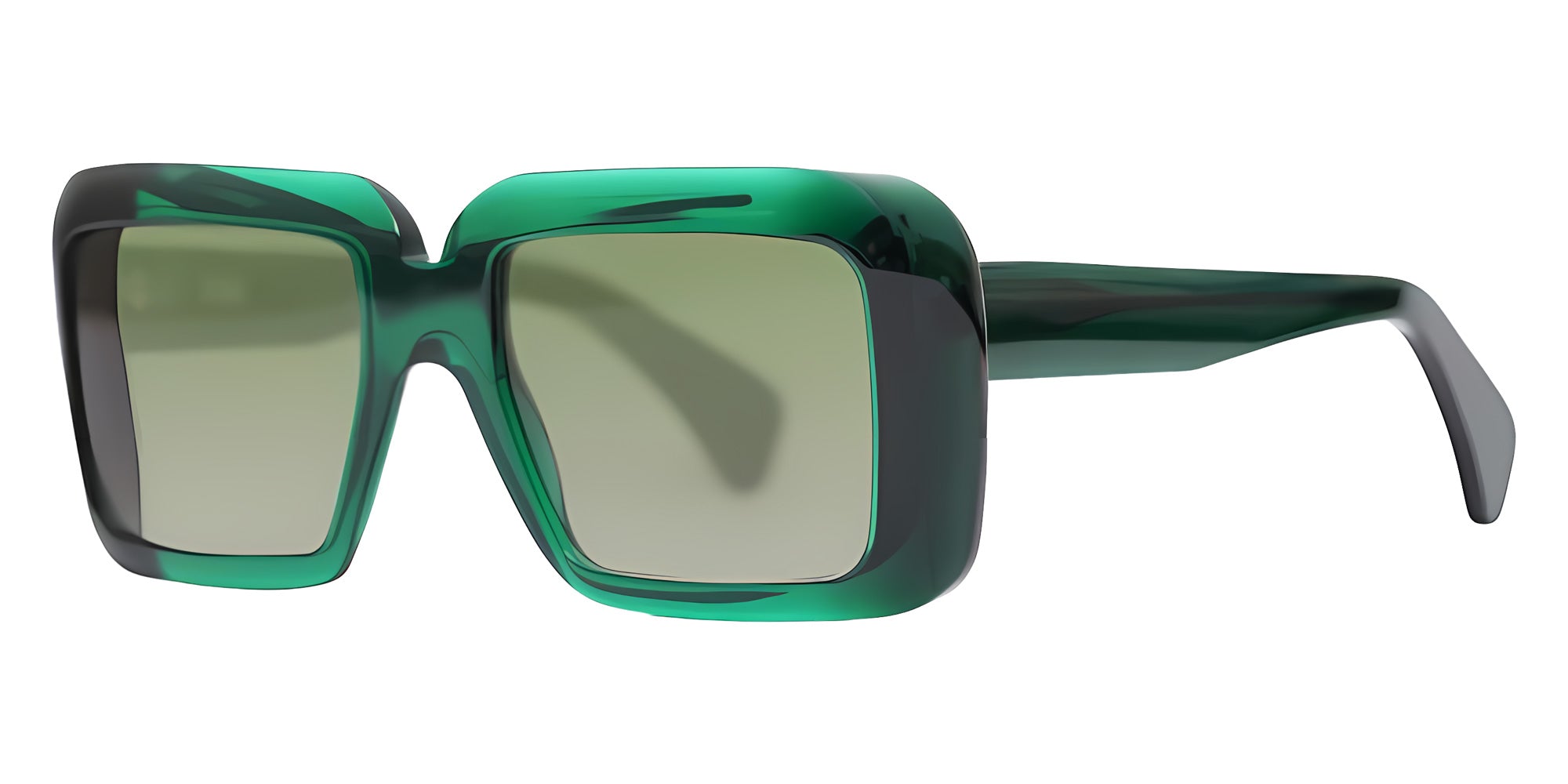 Henau TOBOGAN SUN R66 53 - Green Transparent #id:hentobogansunr66_s:102105