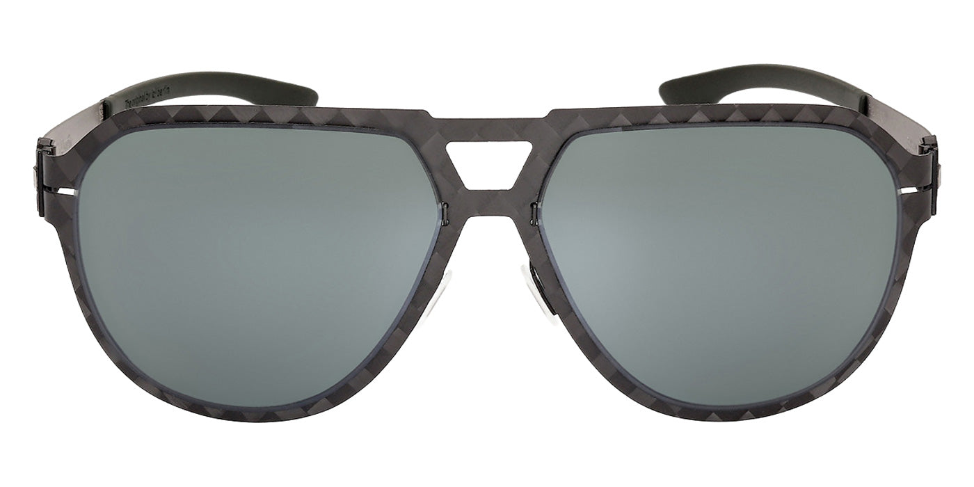 ic! berlin IC0008 FLX_S04 02R 61 - Matte Black / Green Polarized #id:ic000802r_s:100100