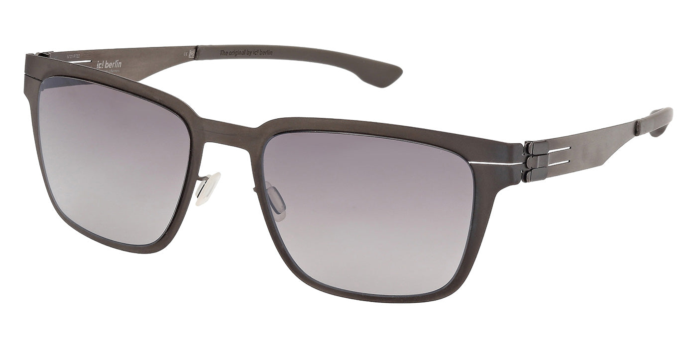 ic! berlin IC0018 TANNER 002 57 - Matte Black / Gradient Smoke #id:ic0018002_s:100105