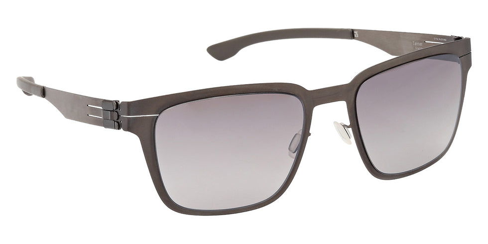 ic! berlin IC0018 TANNER 002 57 - Matte Black / Gradient Smoke #id:ic0018002_s:100135