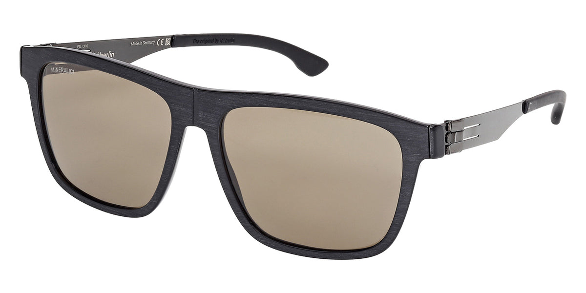 ic! berlin IC0057 ZETA 05H 58 - Black/Monocolor / Brown Polarized #id:ic005705h_s:100105