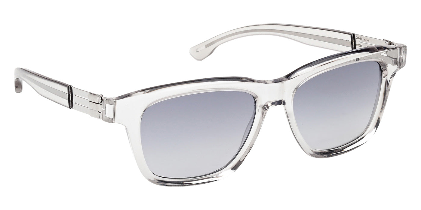 ic! berlin IC0067 GABRIEL 20B 52 - Matte Antiqued Gunmetal / Gradient Smoke #id:ic006720b_s:102135