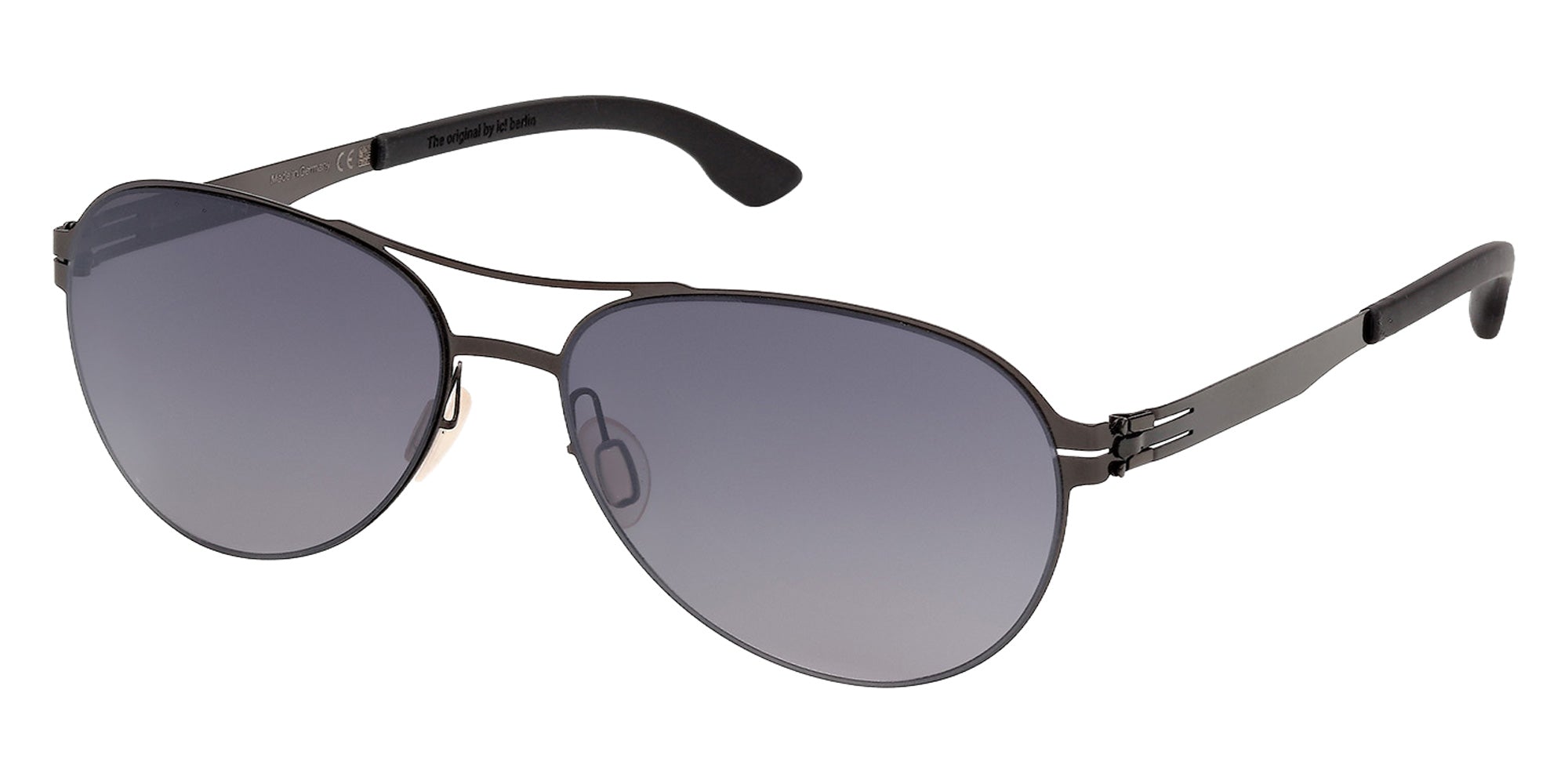 ic! berlin IC0068-D 08B 58 - Black/Horn / Gradient Smoke 08B #id:ic0068d08b_s:102105