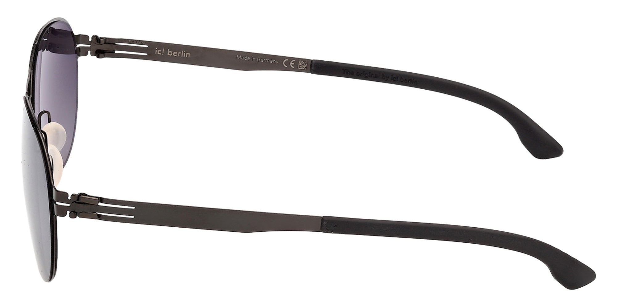 ic! berlin IC0068-D 08B 58 - Black/Horn / Gradient Smoke 08B #id:ic0068d08b_s:102110