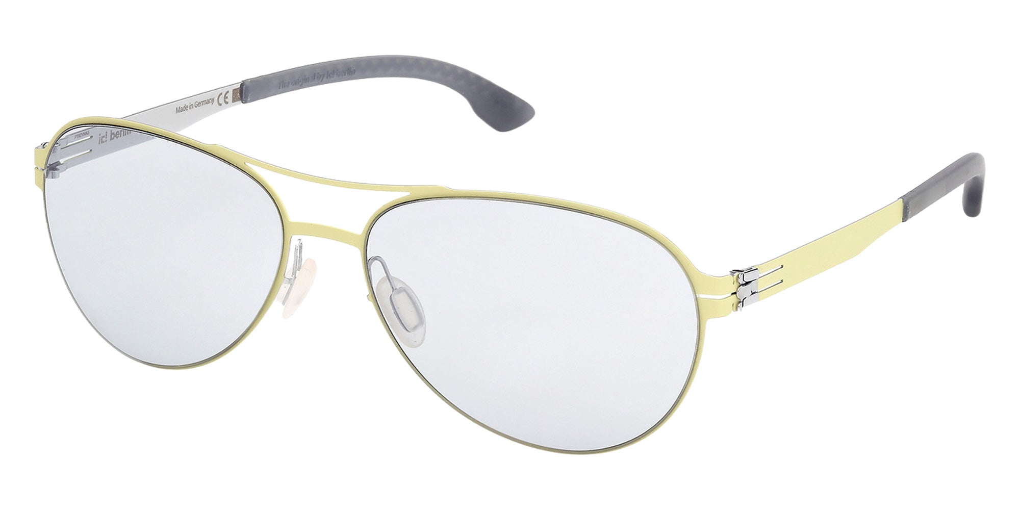 ic! berlin IC0068-D 41A 58 - Matte Palladium / Smoke Photochromic 41A #id:ic0068d41a_s:106105