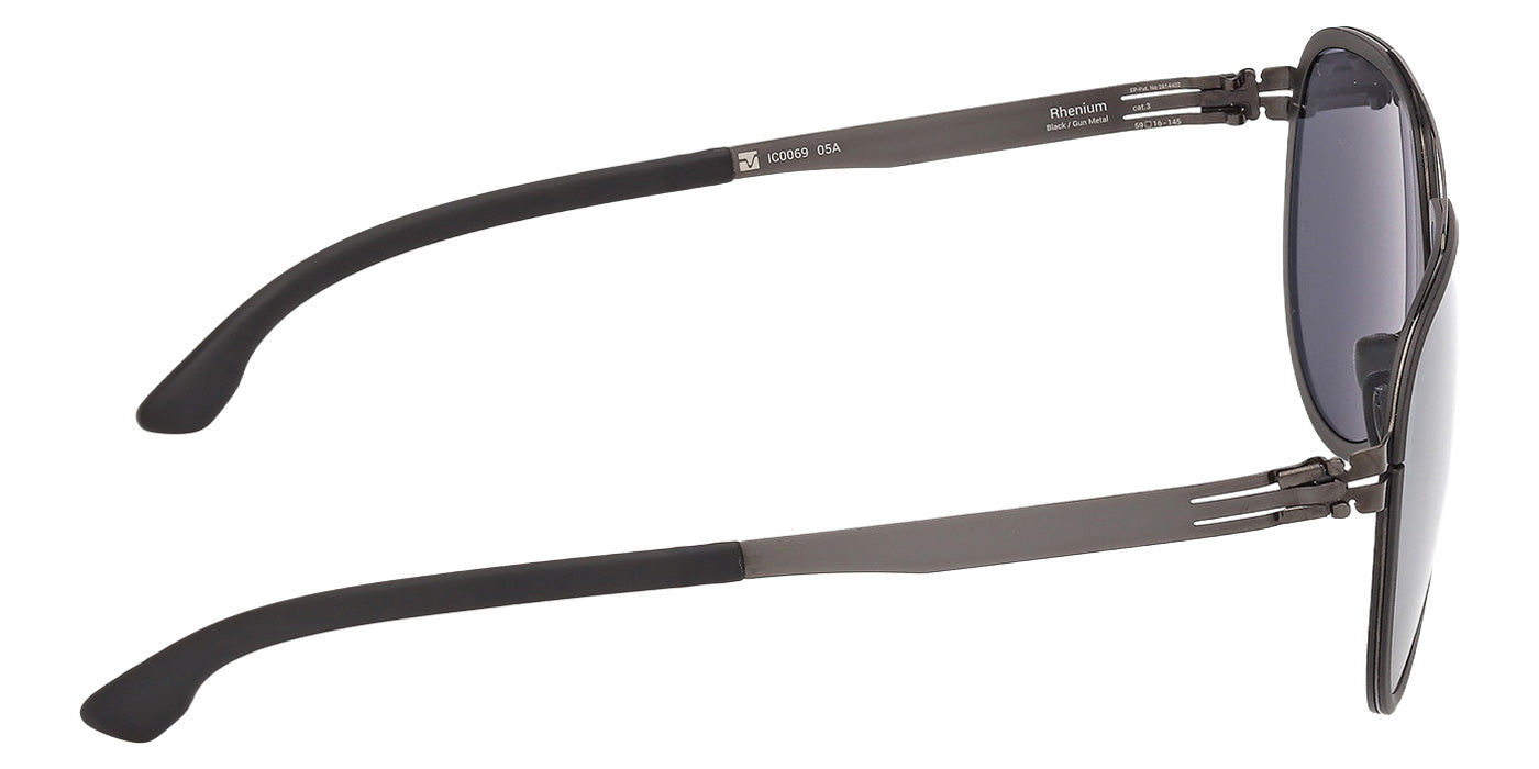 ic! berlin IC0069 RHENIUM 05A 59 - Black/Monocolor / Smoke #id:ic006905a_s:100130