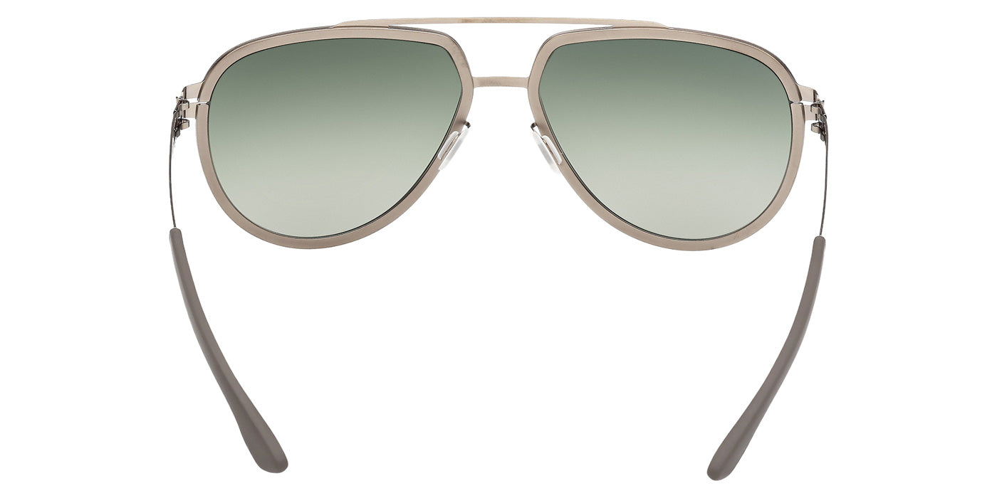 ic! berlin IC0069 RHENIUM 34P 59 - Matte Light Ruthenium / Gradient Green #id:ic006934p_s:102120