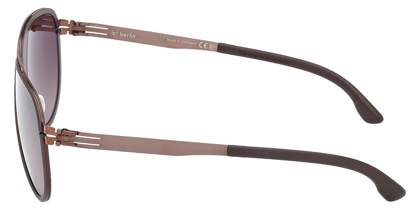 ic! berlin IC0069 RHENIUM 68F 59 - White/Texture / Gradient Brown #id:ic006968f_s:104110