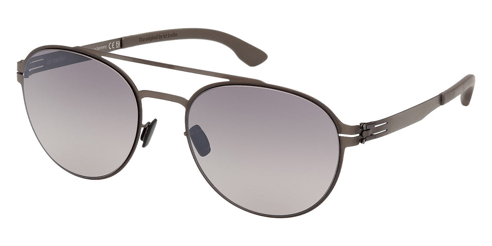 ic! berlin IC0212 LORIS 02B 55 - Matte Black / Gradient Smoke #id:ic021202b_s:100105